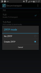 create zrtp